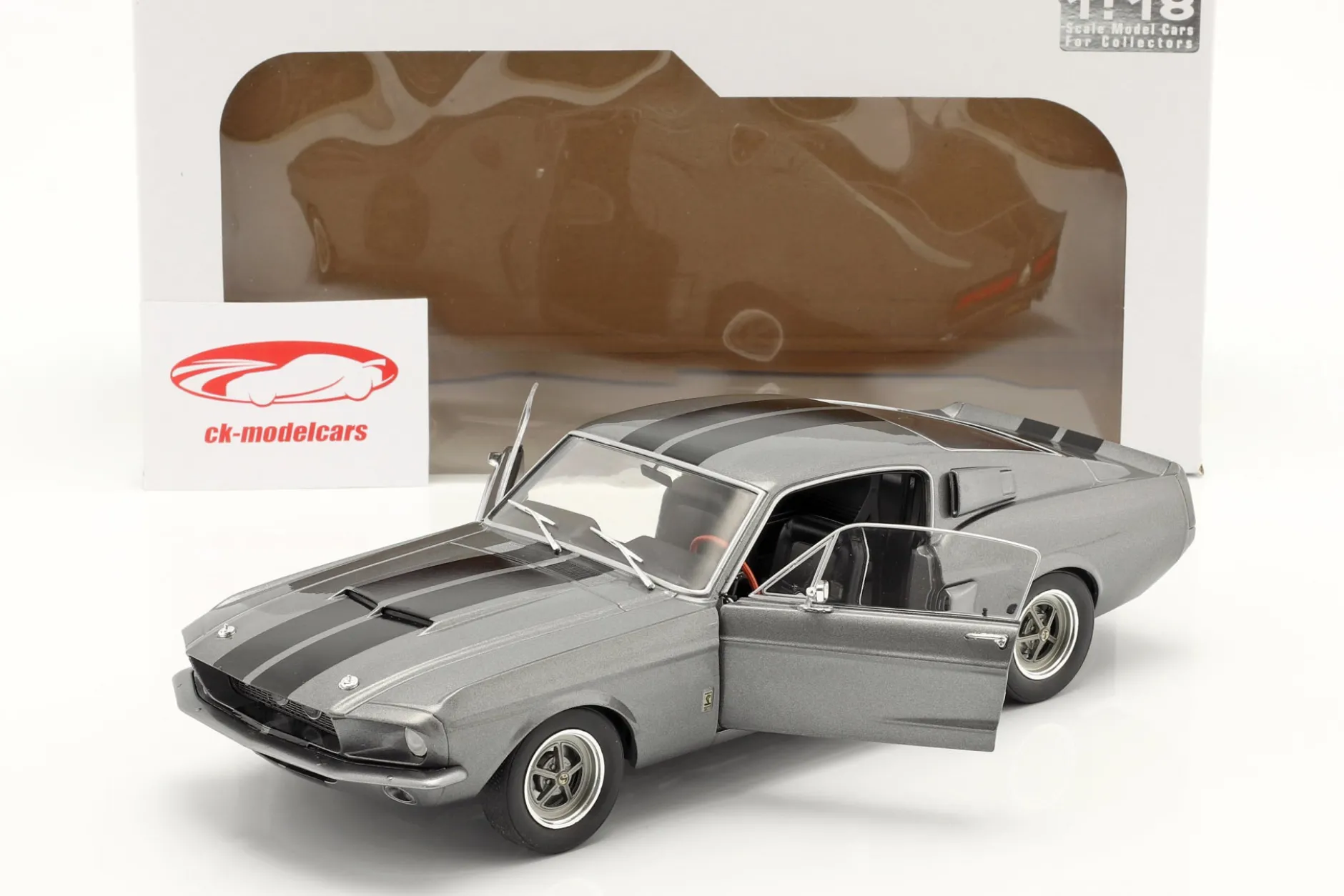 Ford Shelby Mustang GT500 Baujahr 1969 grau 1:18 Solido