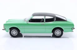 Ford Taunus GT Coupe mit Vinyldach 1971 grün metallic / schwarz 1:18 KK-Scale