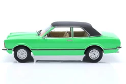 Ford Taunus GXL Limousine mit Vinyldach 1971 grün / schwarz 1:18 KK-Scale