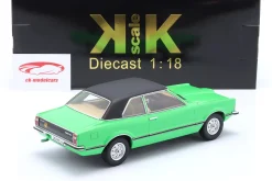 Ford Taunus GXL Limousine mit Vinyldach 1971 grün / schwarz 1:18 KK-Scale