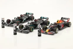 Formel 1 Boxentafeln Podium (3er Set) #1 #2 #3 1:18 Cartrix