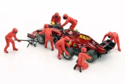 Formel 1 Pit Crew Figuren Set #2 Team Rot 1:43 American Diorama
