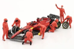 Formel 1 Pit Crew Figuren-Set #3 Team Rot 1:43 American Diorama