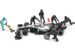 Formel 1 Pit Crew Figuren-Set #1 Team Schwarz 1:43 American Diorama