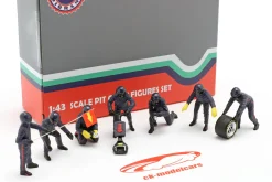 Formel 1 Pit Crew Figuren-Set #1 Team Blau 1:43 American Diorama