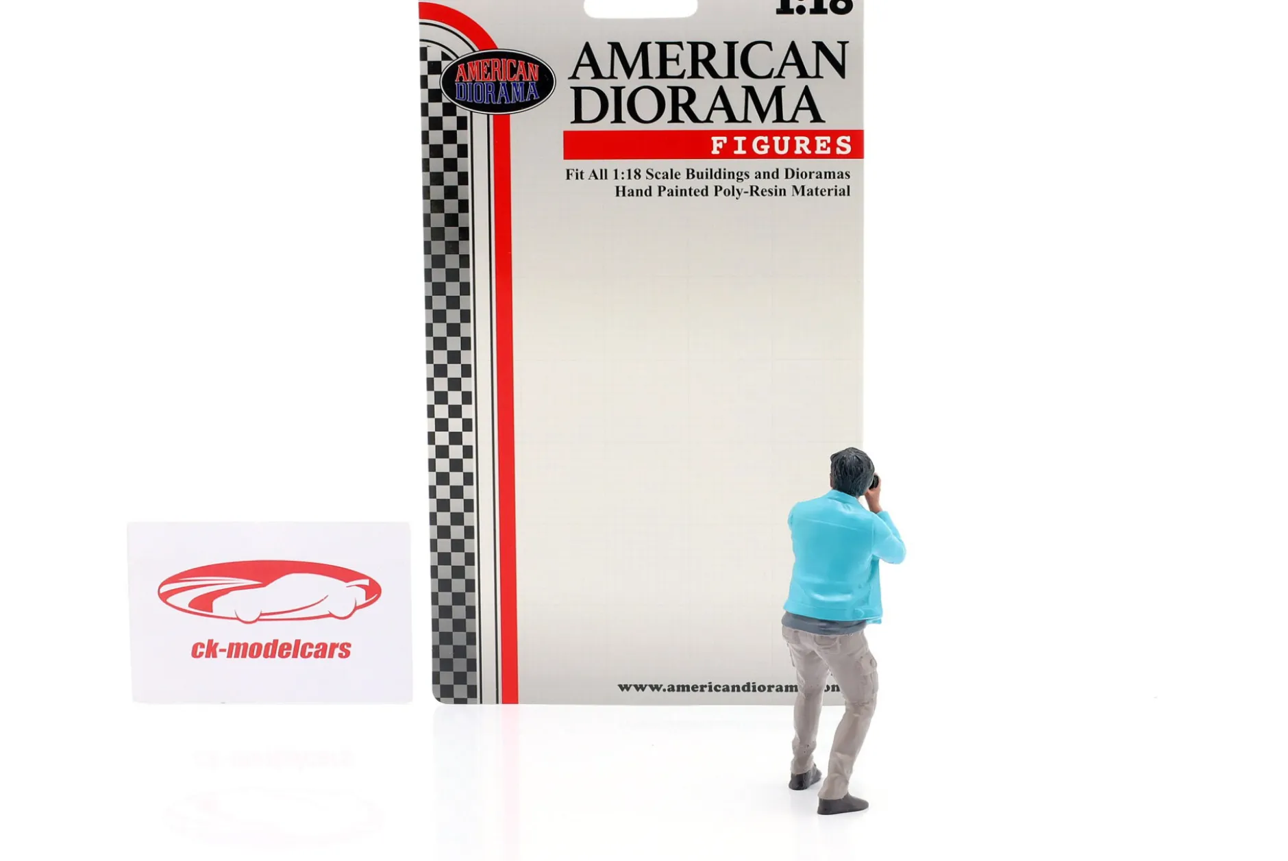 Fotograf Figur 1 1:18 American Diorama