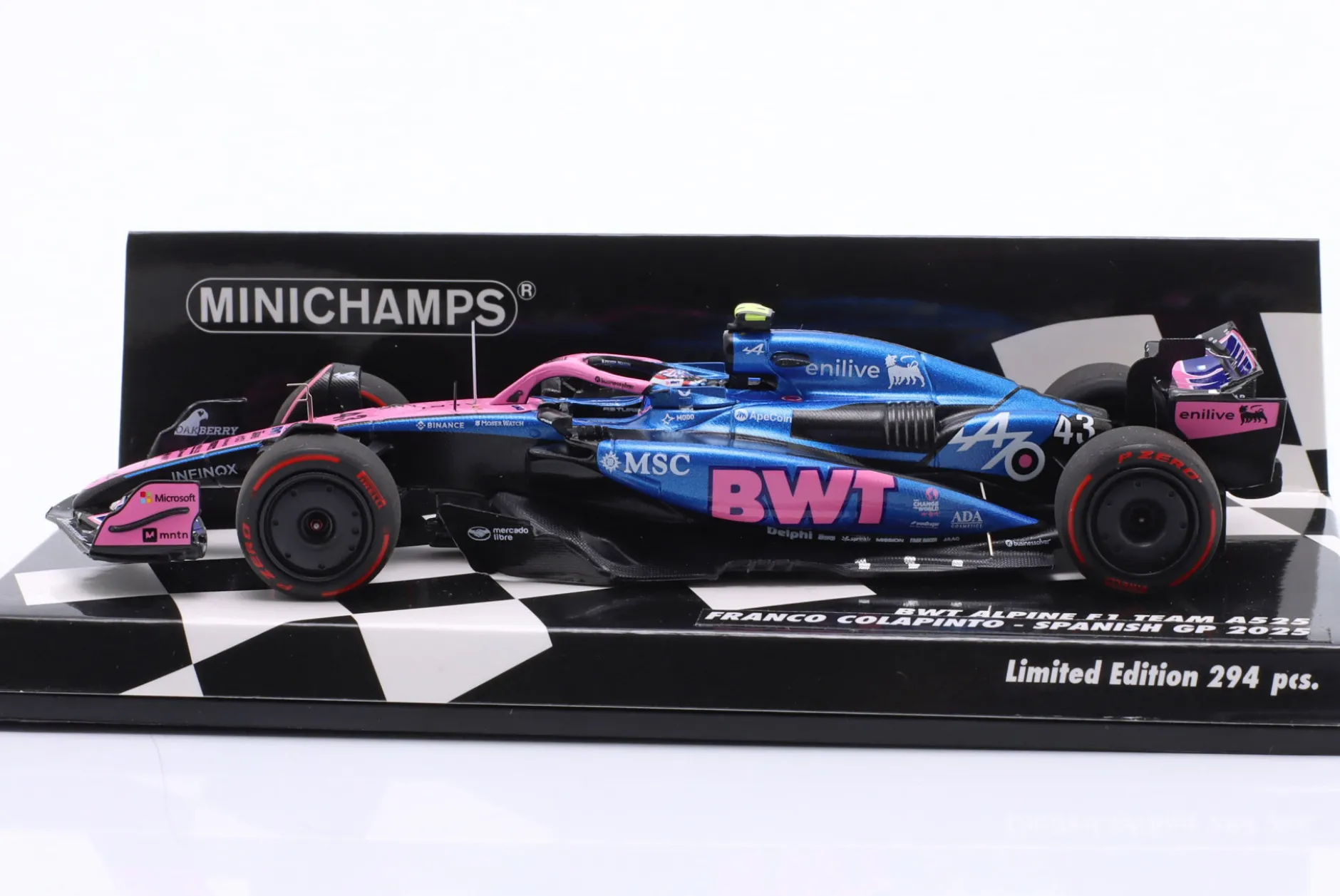 Franco Colapinto Alpine A525 #43 Spanien GP Formel 1 2025 1:43 Minichamps