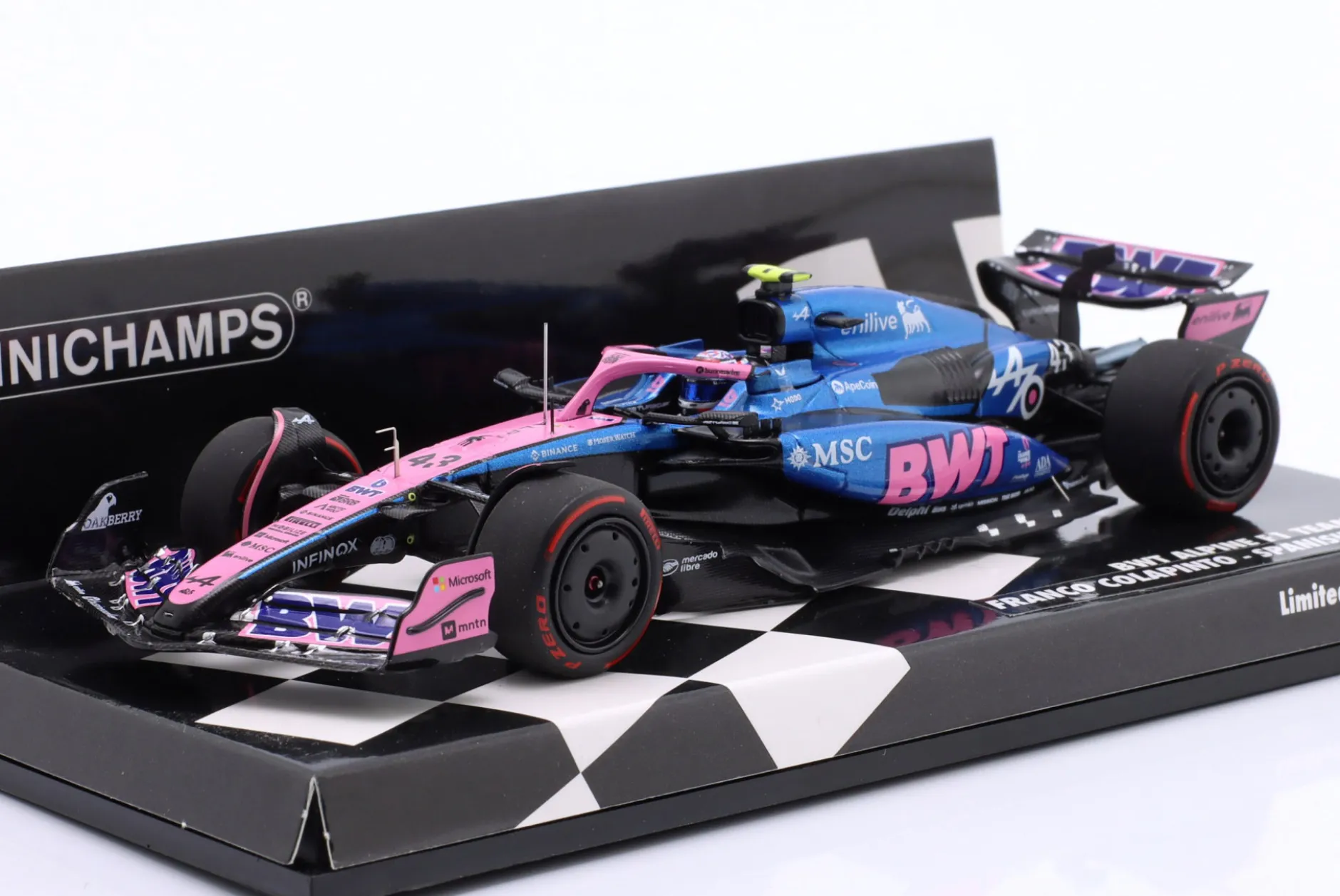 Franco Colapinto Alpine A525 #43 Spanien GP Formel 1 2025 1:43 Minichamps