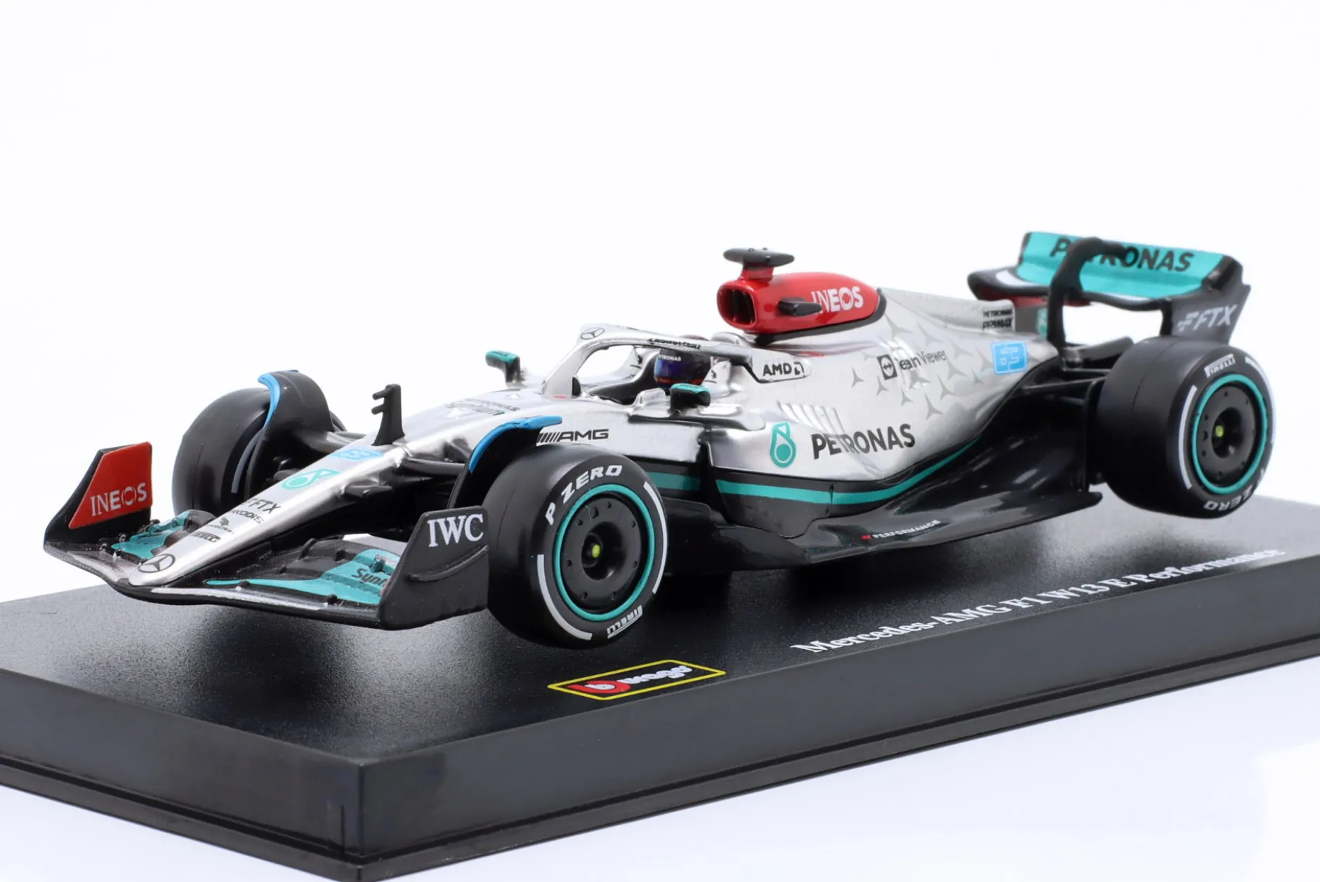 George Russell Mercedes-AMG F1 W13 #63 Formel 1 2022 1:43 Bburago