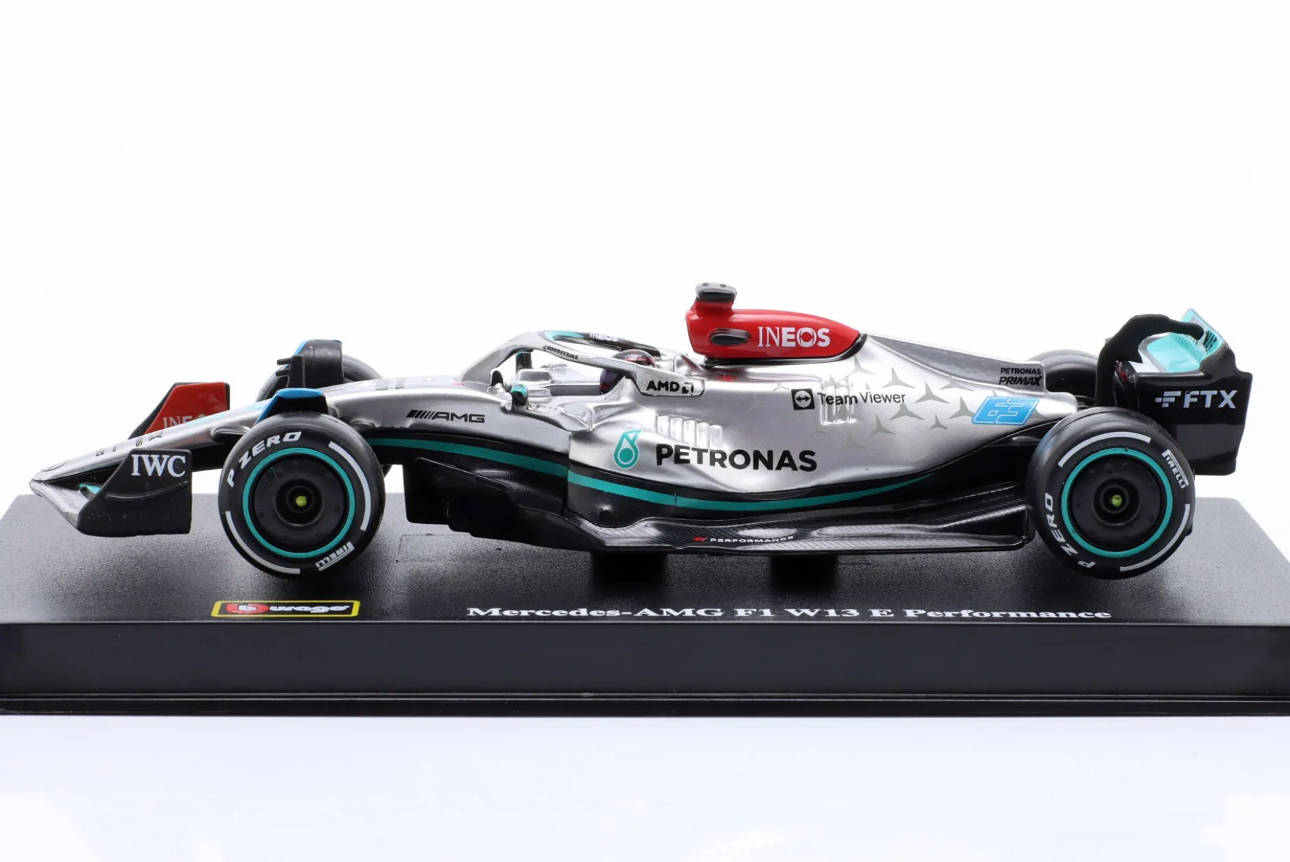 George Russell Mercedes-AMG F1 W13 #63 Formel 1 2022 1:43 Bburago