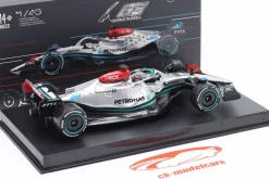 George Russell Mercedes-AMG F1 W13 #63 Formel 1 2022 1:43 Bburago
