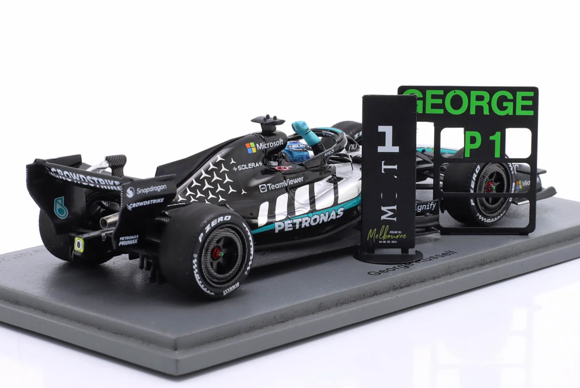 George Russell Mercedes-AMG F1 W17 #63 Sieger Australien GP Formel 1 2026 1:43 Spark