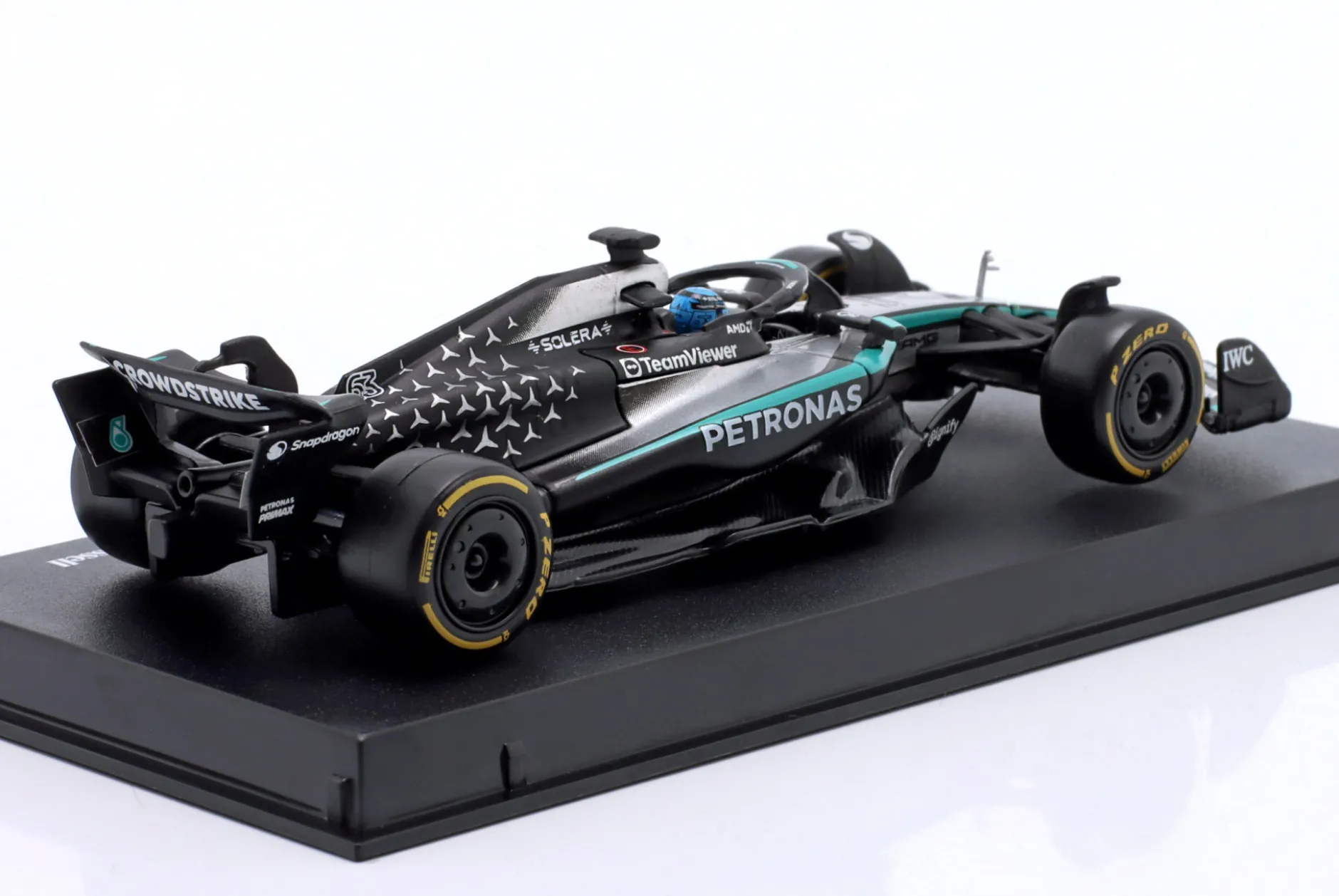 George Russell Mercedes-AMG F1 W16 #63 Formel 1 2025 1:43 Bburago