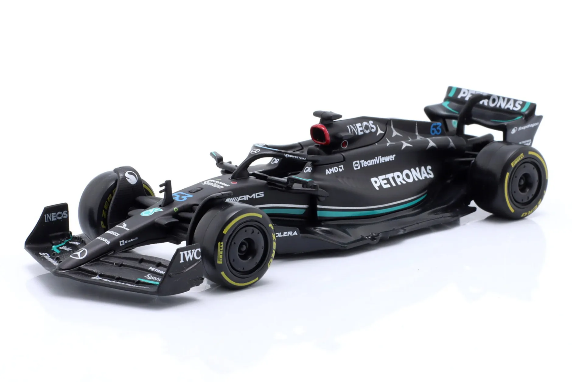 George Russell Mercedes AMG F1 W14 #63 Formel 1 2023 1:43 Bburago