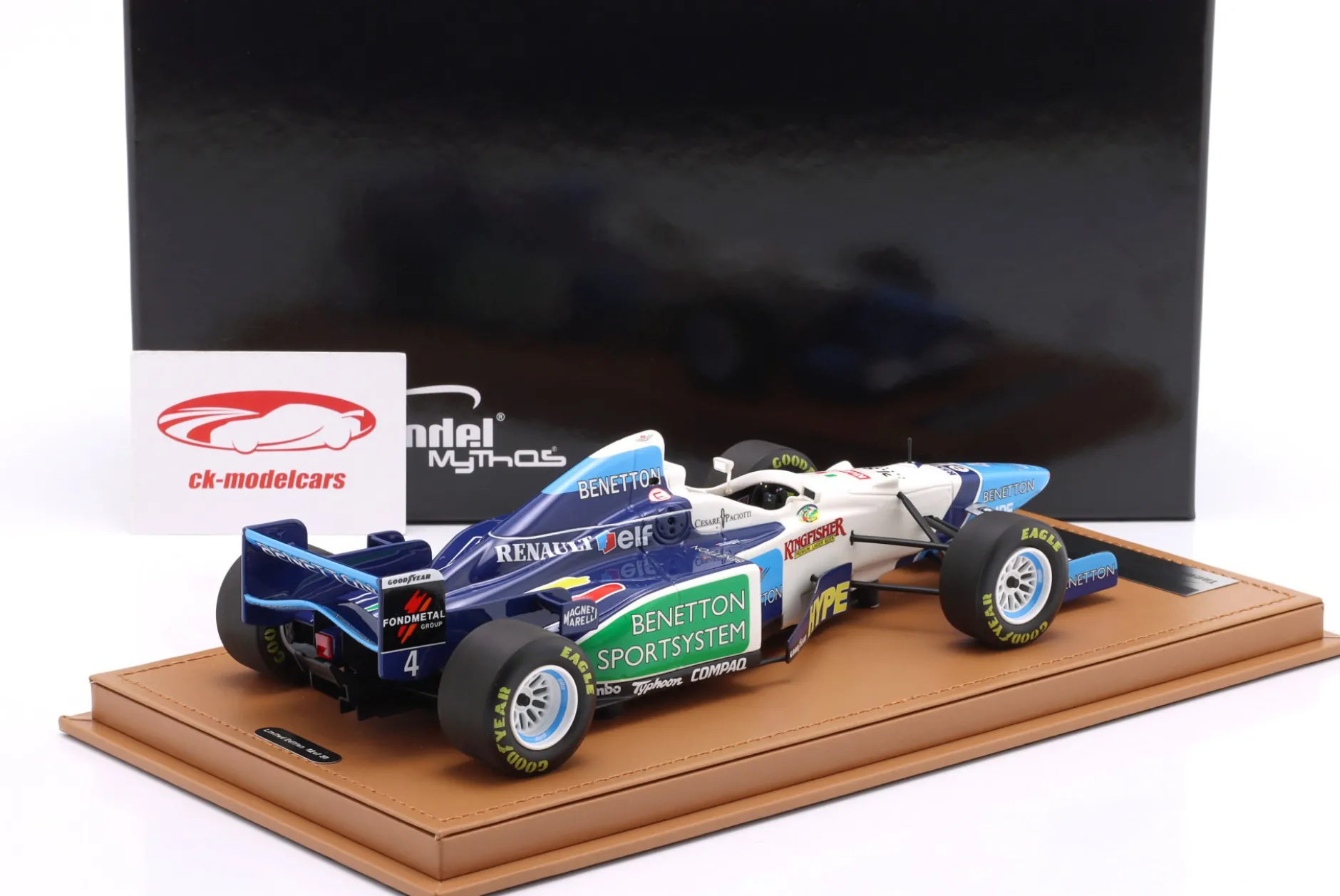 Gerhard Berger Benetton B196 #4 Monaco GP Formel 1 1996 1:18 Tecnomodel
