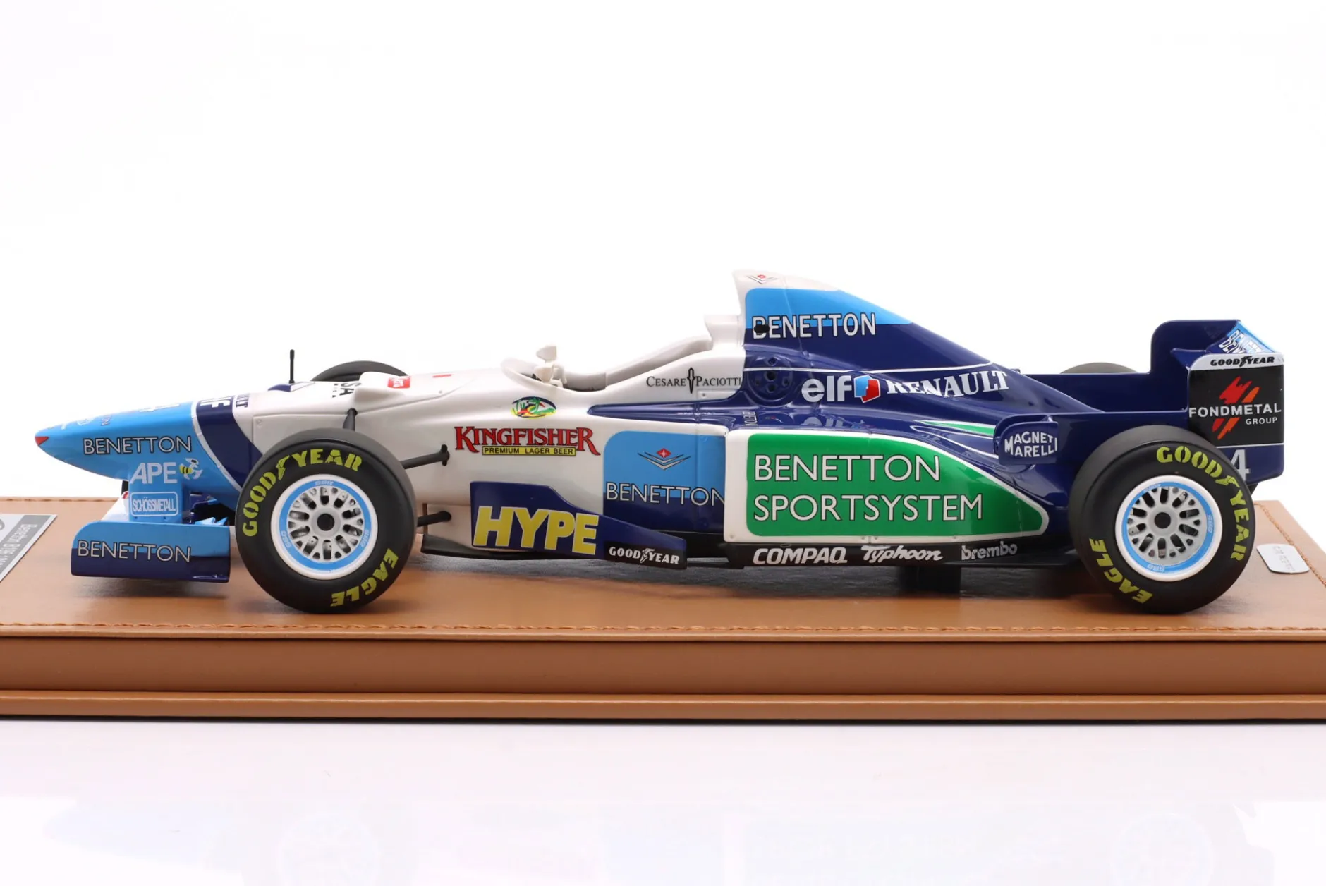 Gerhard Berger Benetton B196 #4 Monaco GP Formel 1 1996 1:18 Tecnomodel