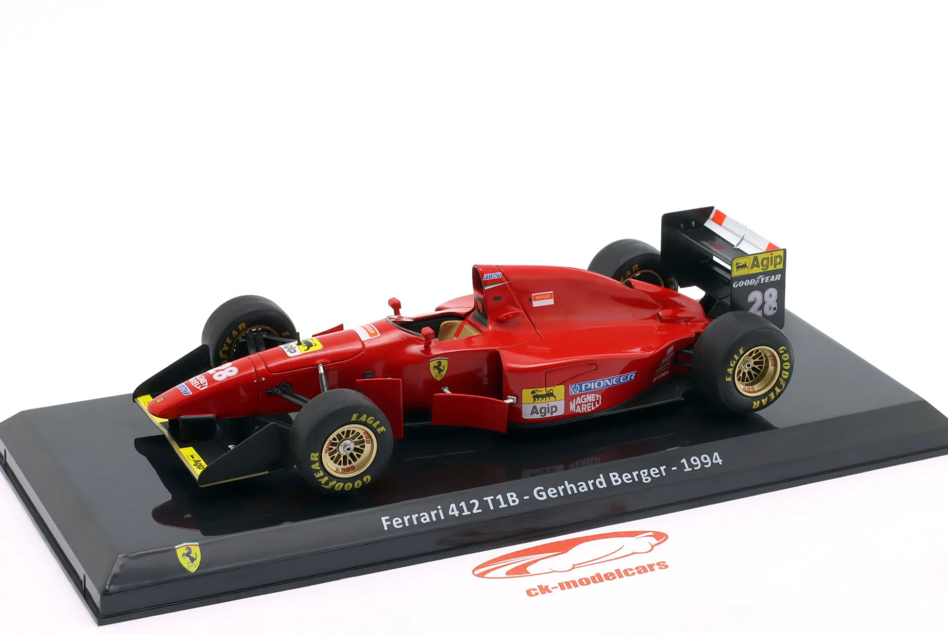 Gerhard Berger Ferrari 412T1/B #28 Formel 1 1994 1:24 Premium Collectibles