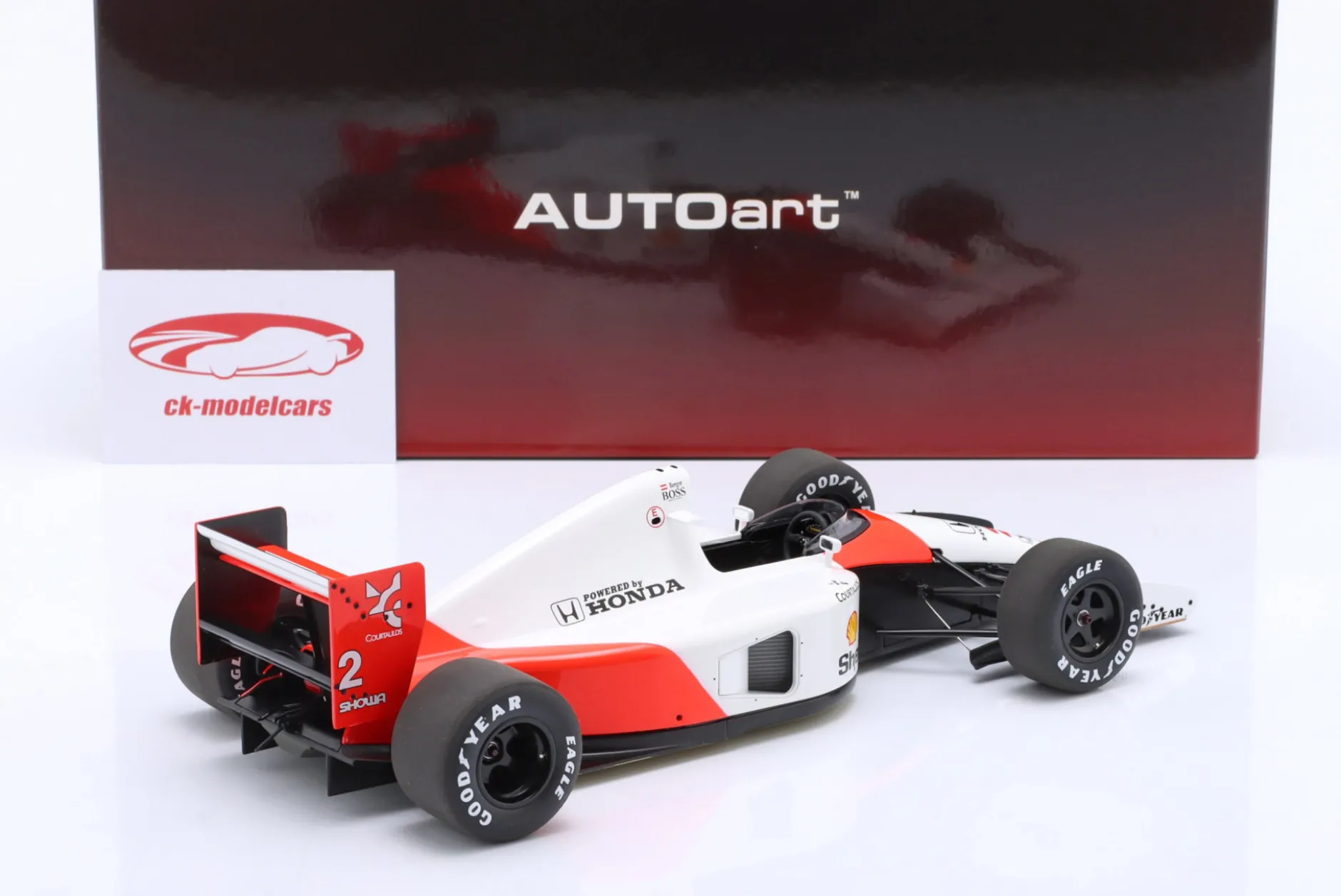 Gerhard Berger McLaren MP4/6 #2 Sieger Japan GP Formel 1 1991 1:18 AUTOart