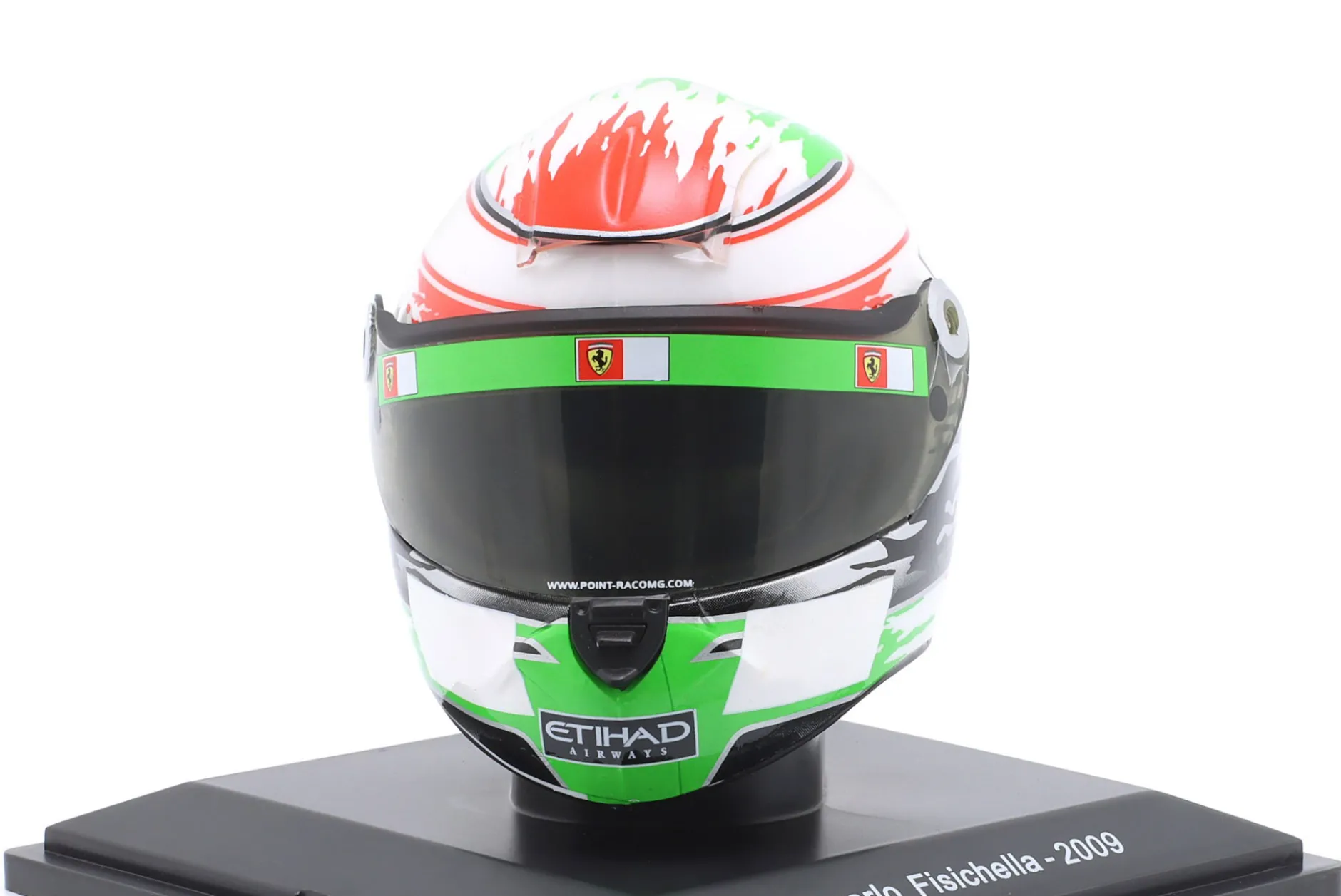 Giancarlo Fisichella Scuderia Ferrari #3 Formel 1 2009 Helm 1:5 Spark Editions