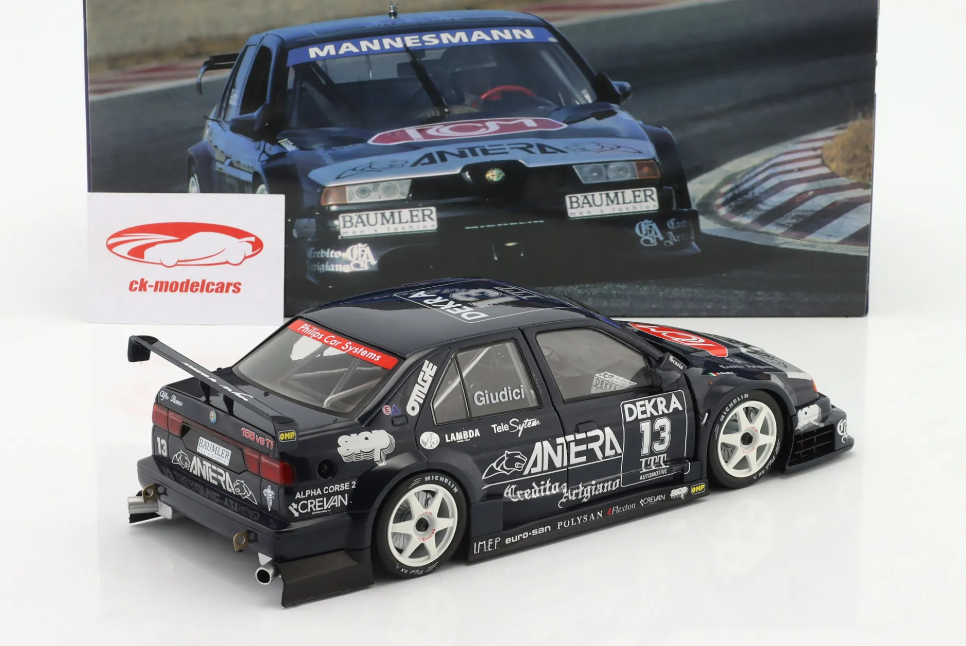 Gianni Giudici Alfa Romeo 155 V6 Ti #13 DTM / ITC 1995 1:18 WERK83