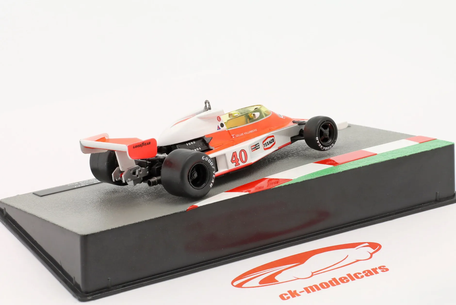 Gilles Villeneuve McLaren M23 #40 British GP Formel 1 1977 1:43 Altaya