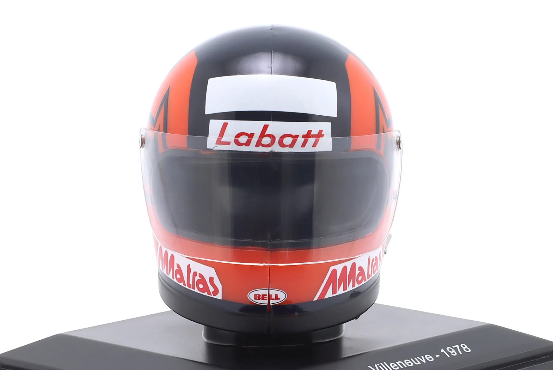 Gilles Villeneuve Scuderia Ferrari #12 Formel 1 1978 Helm 1:5 Spark Editions