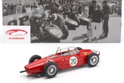 Graf Berghe v. Trips Ferrari 156 Sharknose #20 Frankreich GP Formel 1 1961 1:18 WERK83