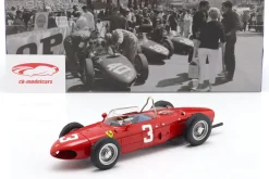 Graf Berghe v. Trips Ferrari 156 Sharknose #3 Sieger Niederlande GP Formel 1 1961 1:18 WERK83