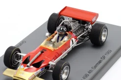 Graham Hill Lotus 49B #1 4th Deutschland GP Formel 1 1969 1:43 Spark