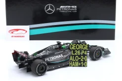 G. Russell Mercedes-AMG F1 W14 #63 7th Bahrain GP Formel 1 2023 1:18 Minichamps