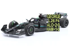 G. Russell Mercedes-AMG F1 W14 #63 7th Bahrain GP Formel 1 2023 1:18 Minichamps