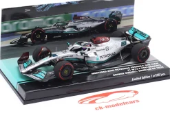 G. Russell Mercedes-AMG F1 W13 #63 4th Bahrain GP Formel 1 2022 1:43 Minichamps
