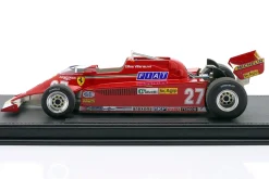 G. Villeneuve Ferrari 126CK #27 Sieger Monaco GP Formel 1 1981 1:18 GP Replicas