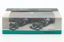 Hamilton #44 & Bottas #77 2-Car Set Mercedes-AMG F1 W12 Formel 1 2021 1:43 Minichamps