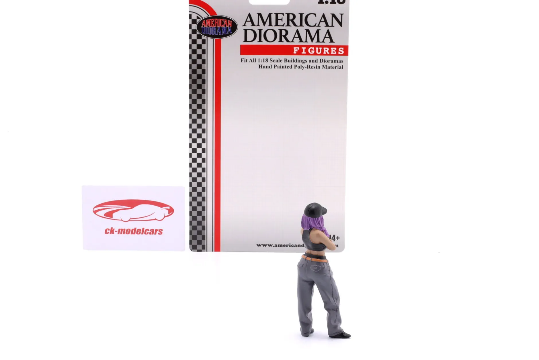 Hanging Out 3 Figur 2 1:18 American Diorama
