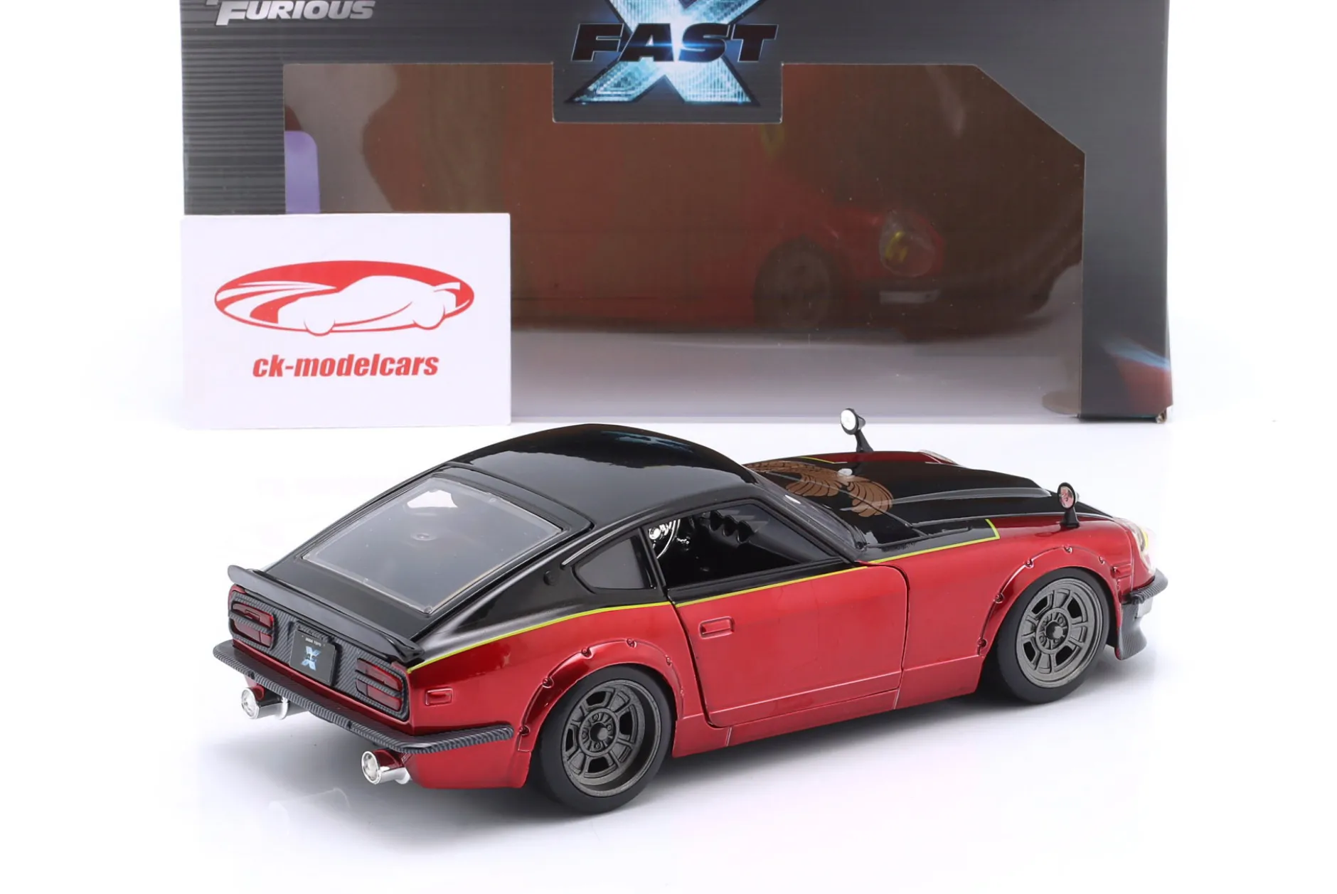 Han's Datsun 240Z Baujahr 1972 Film Fast X (Fast & Furious 10) 1:24 Jada Toys
