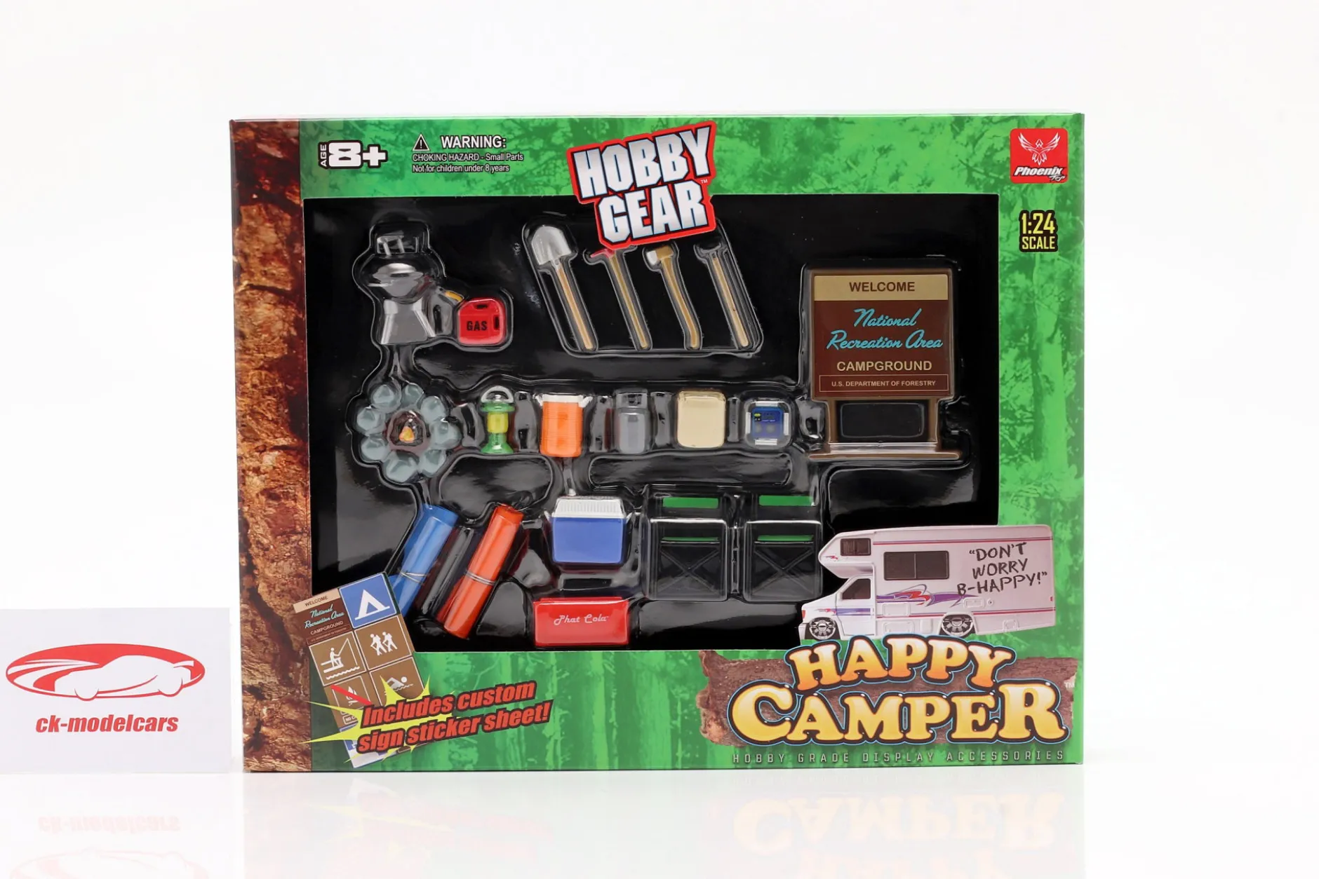 Happy Camper Set 1:24 Hobbygear