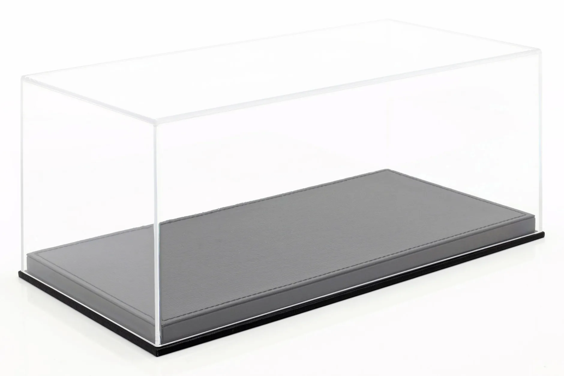 Hochwertige Acryl Vitrine für Modellautos im Maßstab 1:18 schwarz BBR