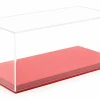 Hochwertige Acryl Vitrine für Modellautos im Maßstab 1:18 rot BBR