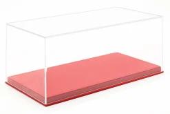 Hochwertige Acryl Vitrine für Modellautos im Maßstab 1:18 rot BBR