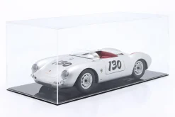 Hochwertige Acryl-Vitrine für Modellautos im Maßstab 1:18 mit Sockel SAFE