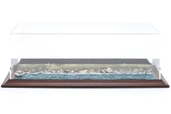 Hochwertige Acryl Vitrine mit Diorama-Bodenplatte Murefte - Sea Side 1:43 Atlantic