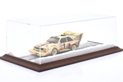 Hochwertige Acryl Vitrine mit Diorama-Bodenplatte Snow Road 1:43 Atlantic