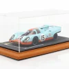 Hochwertige Acryl Vitrine mit Diorama-Bodenplatte Startaufstellung 1:18 Atlantic