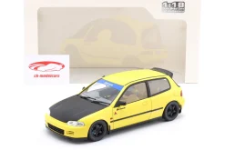 Honda Civic EG6 Spoon Baujahr 1991 gelb 1:18 Solido