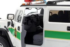 Hummer H2 US Border Patrol 2003 weiß / grün 1:18 Highway61