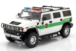 Hummer H2 US Border Patrol 2003 weiß / grün 1:18 Highway61