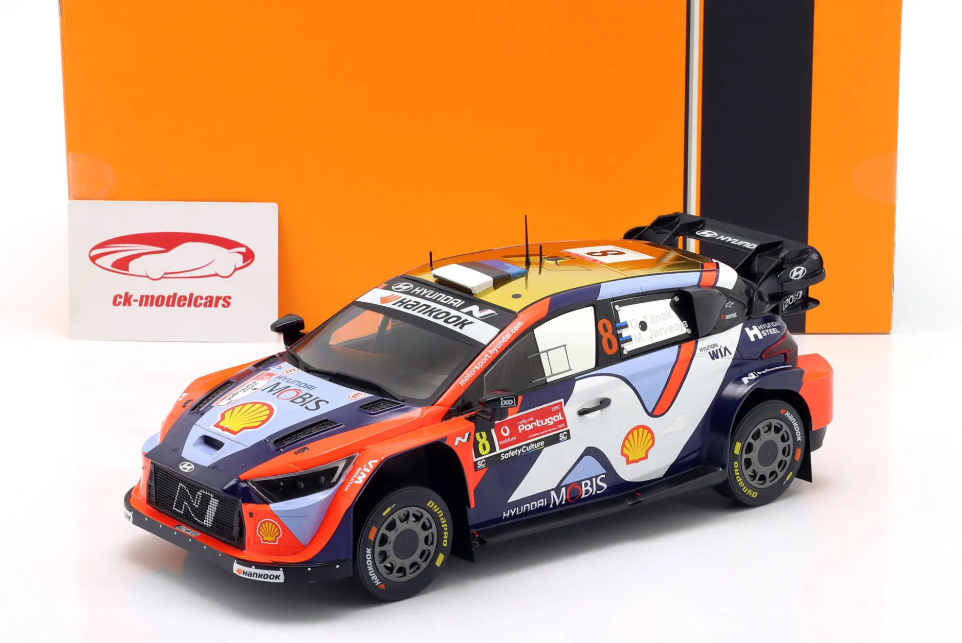 Hyundai i20 N Rally1 #8 2nd Rallye Portugal 2025 Tänak, Järveoja 1:18 Ixo