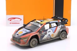 Hyundai i20 N Rally1 #8 2nd Safari Rallye 2025 Dirty Version 1:18 Ixo