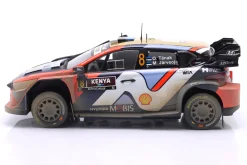 Hyundai i20 N Rally1 #8 2nd Safari Rallye 2025 Dirty Version 1:18 Ixo